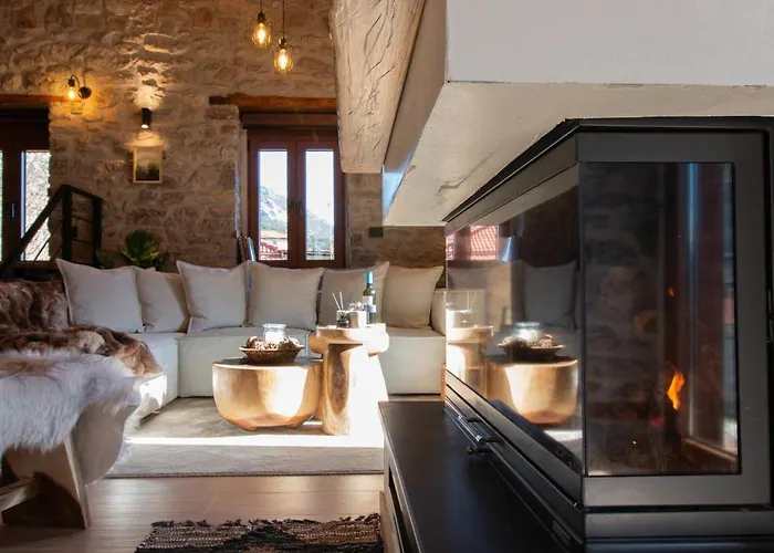 1932 Boutique Mountain με ιδιωτικό Hot Tub & τζάκι