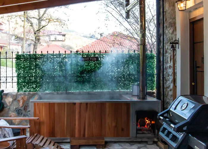 1932 Boutique Mountain με ιδιωτικό Hot Tub & τζάκι Chalet